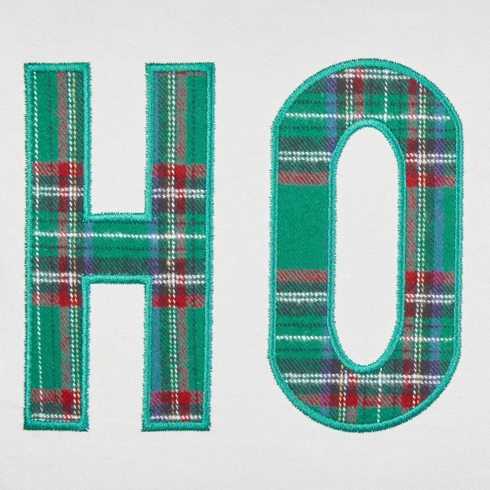 Set di 2 cuscini sparsi in tessuto poliestere bianco con motivo natalizio Tartan 30 x 50 cm Accessorio per la decorazione