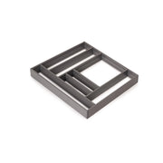 Organizzatore per cassetti Alumount 900x500, Alluminio, Grigio antracite
