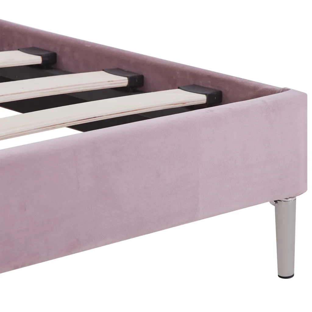 Giroletto con LED senza Materasso Rosa 180x200 cm in Tessuto 280980
