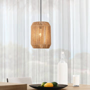 Lampada a Sospensione Reading con Paralume fatto con Corda - lux.pro