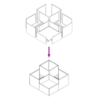 Fioriera da Giardino 80x80x48 cm Acciaio Bianco