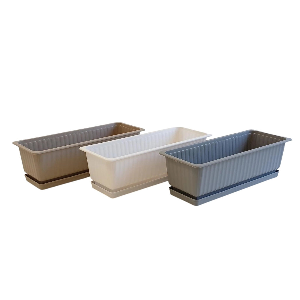 BALCONIERA COLOR 60X20XH16CM CON RISERVA