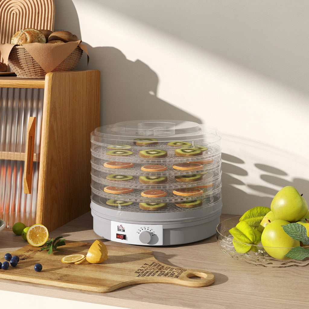 Essiccatore Alimentare 5 Ripiani ¨C zephmum ¨C Grigio 245W