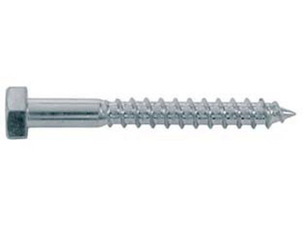 50pz vite tirafondi per legno classe 4.8 din-571 uni-704  - ø mm.8x200 cod:ferx.fer86097