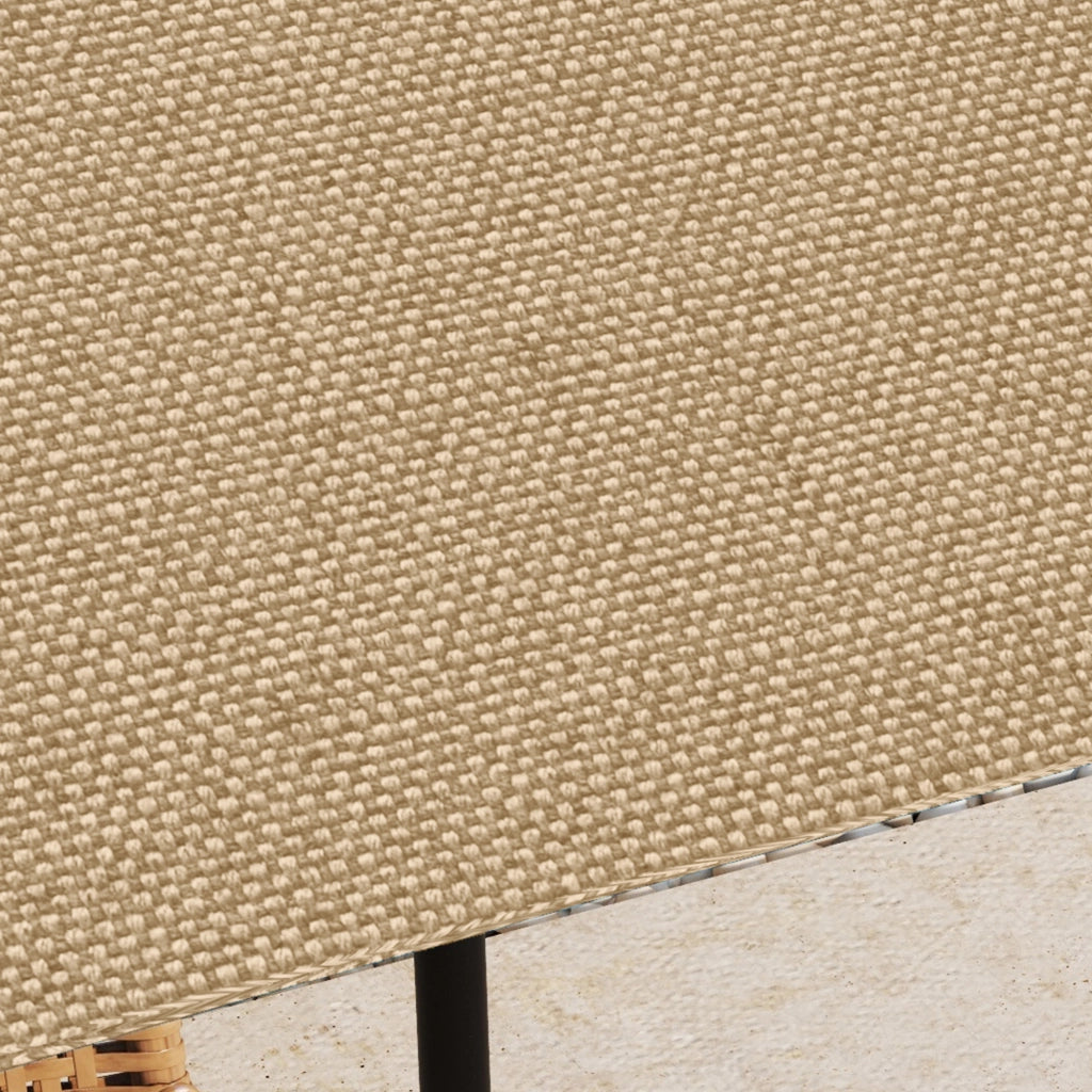 Tetto Gazebo 3x3m in Poliestere Beige ¨C zephmum ¨C con Prese d'Aria e Fori di Drenaggio
