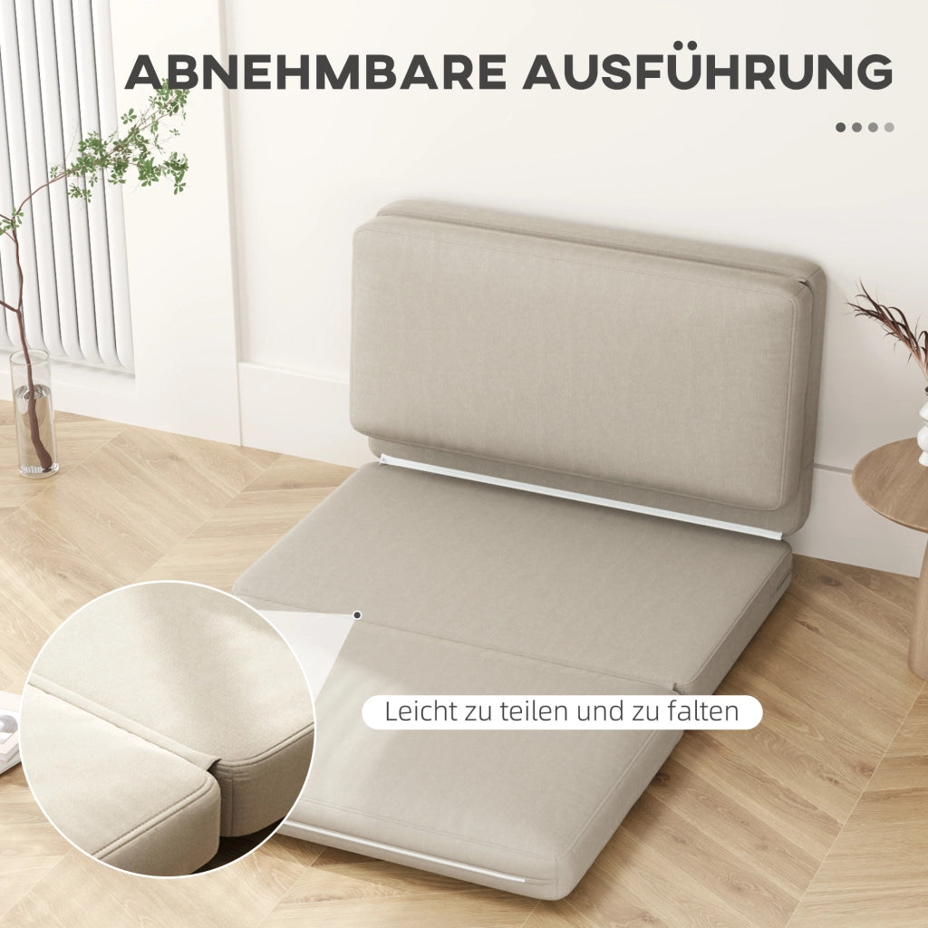 Poltrona Relax Faltbar 2 in 1 ¨C Zephmum ¨C Beige 120 cm