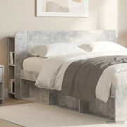 Testata del letto Grigio Cemento Legno ingegnerizzato