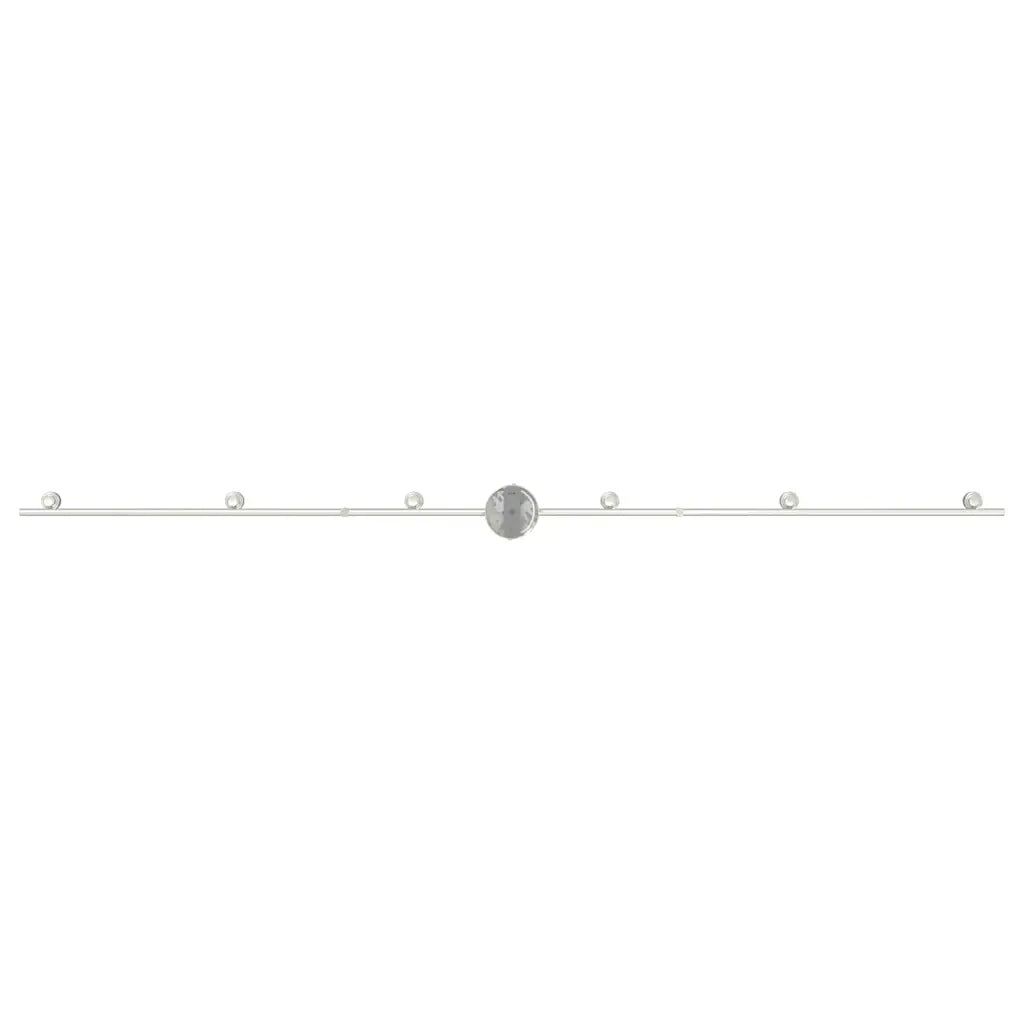 Faretto da soffitto Nichel 176,5 x 9,5 x 14 cm Acciaio 4108211
