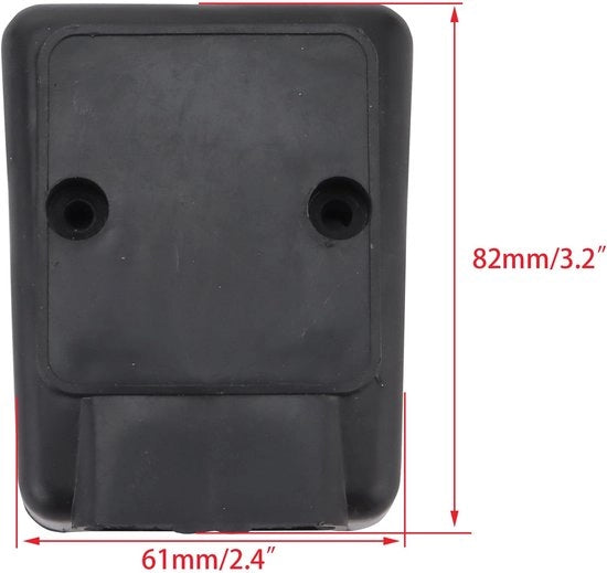 Filtro dell'aria per ATV 2-telaio 47cc/49cc - Materiali di alta qualità - Facile da installare - Dimensioni: 30mm x 61mm x 82mm - Filtro del motore