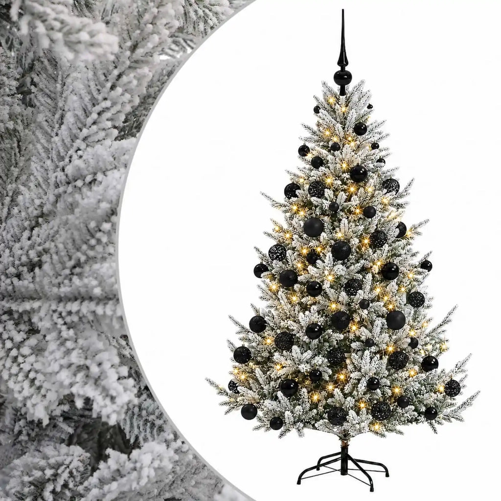 Albero di Natale artificiale con palline 180 cm 300 LED 3466418