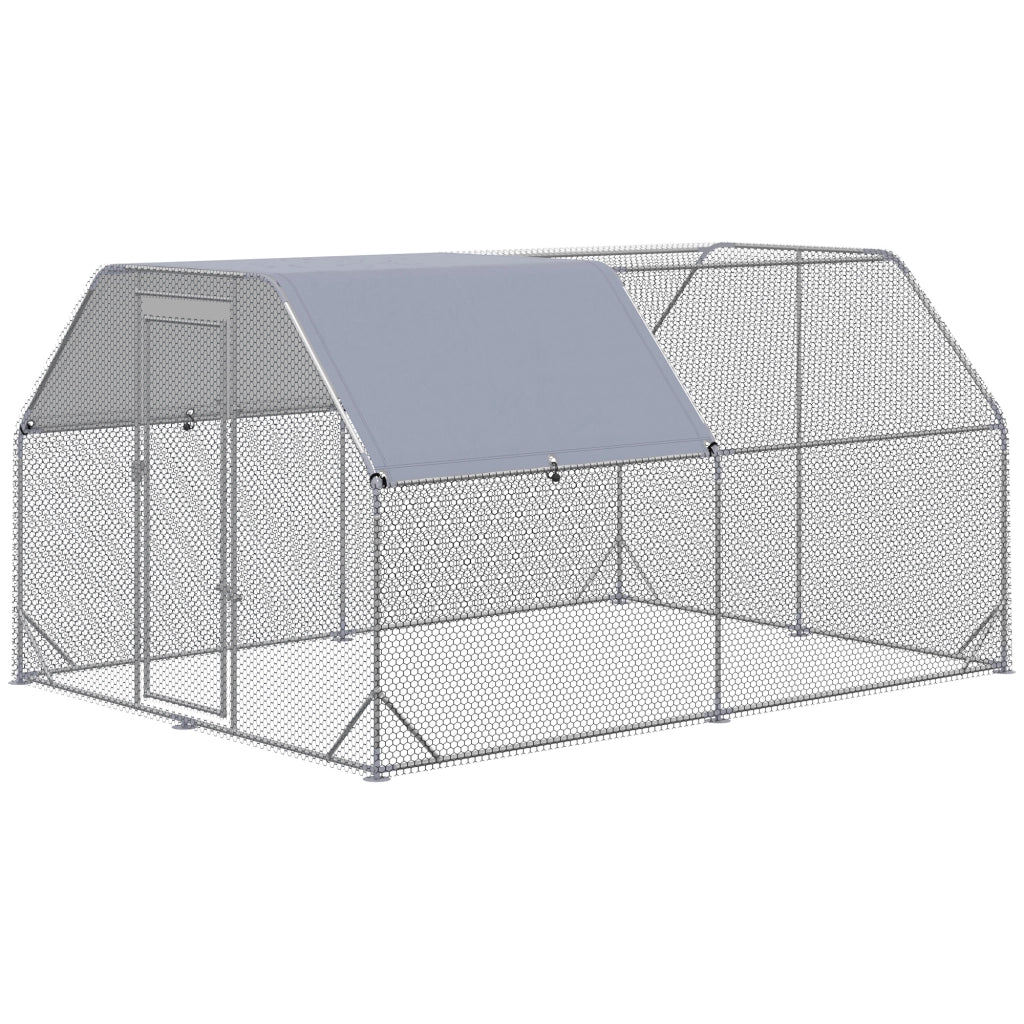 Recinto per Polli ¨C zephmum ¨C Grigio, 280x380x195 cm