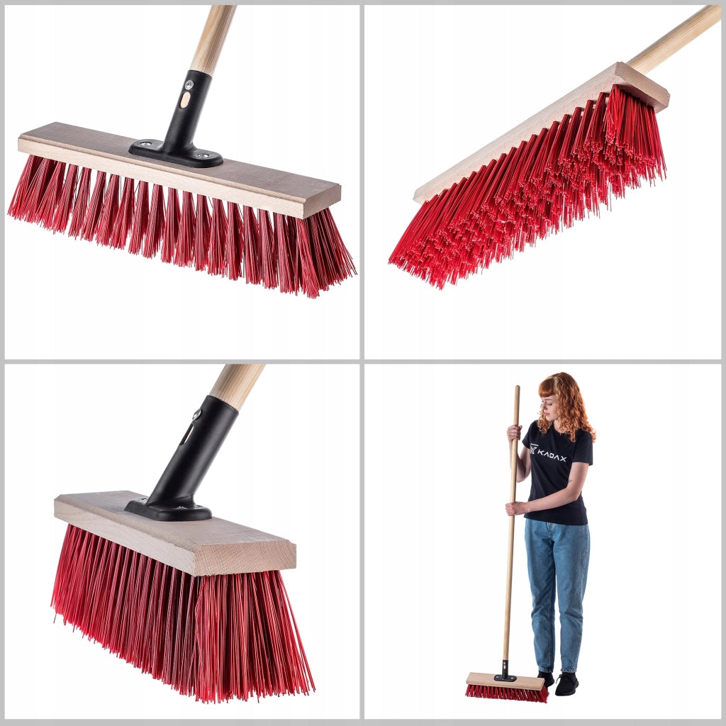 Scopa da giardino KADAX per spazzare strade e giardini, 40 cm