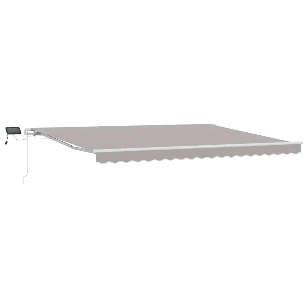 Tenda Retrattile Grigio chiaro 450 × 300 cm Tessuto e acciaio 3330998