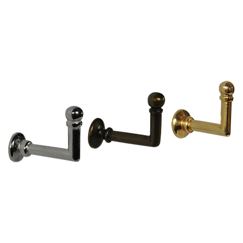 GANCIO PER TENDA 'ROMA' mm. 35 - pz 2 oro  - Blister Koncreto