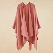 Cappotto da donna, rosa chiaro, soffice e respirabile | Accessorio streetwear, indispensabile per il viaggio e l'aereo