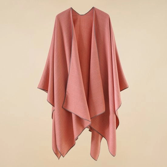 Cappotto da donna, rosa chiaro, soffice e respirabile | Accessorio streetwear, indispensabile per il viaggio e l'aereo