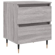 Comodino | Armadio da Notte | Mobiletto da notte Grigio Sonoma 40x35x50 cm in Legno Multistrato