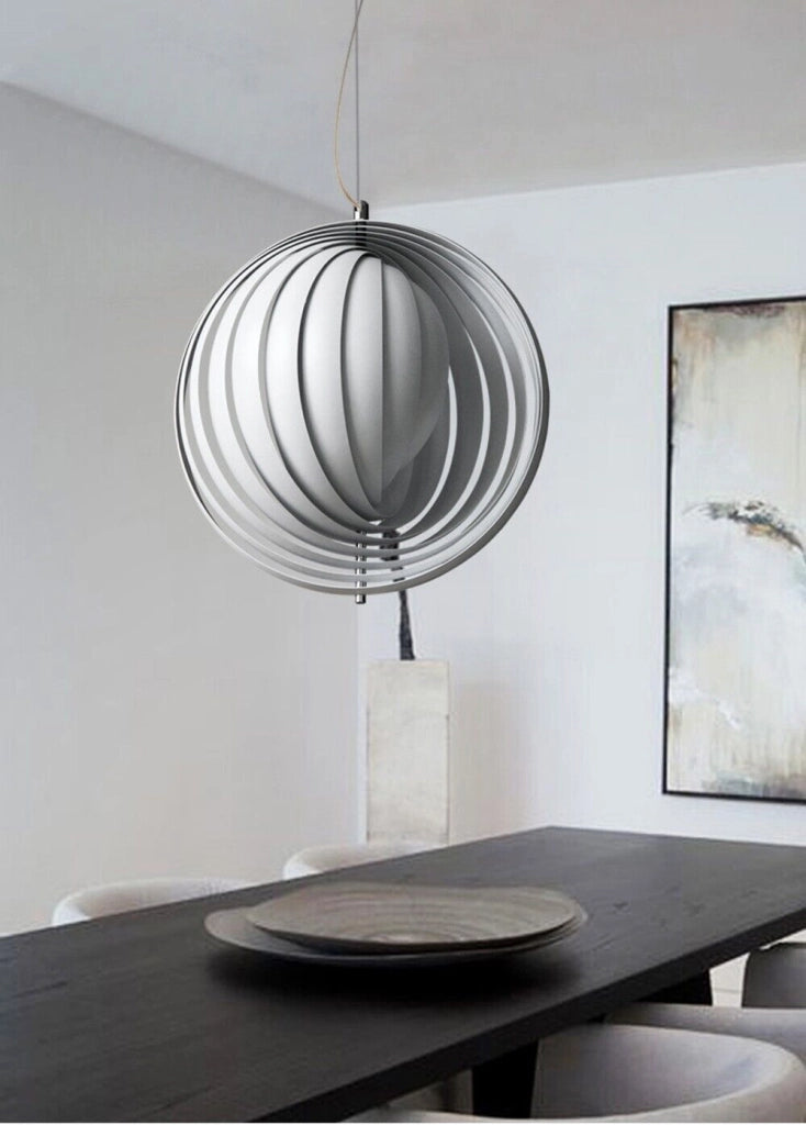Lampadario a sospensione moderno in ferro Bianco da soffitto con attacco E27