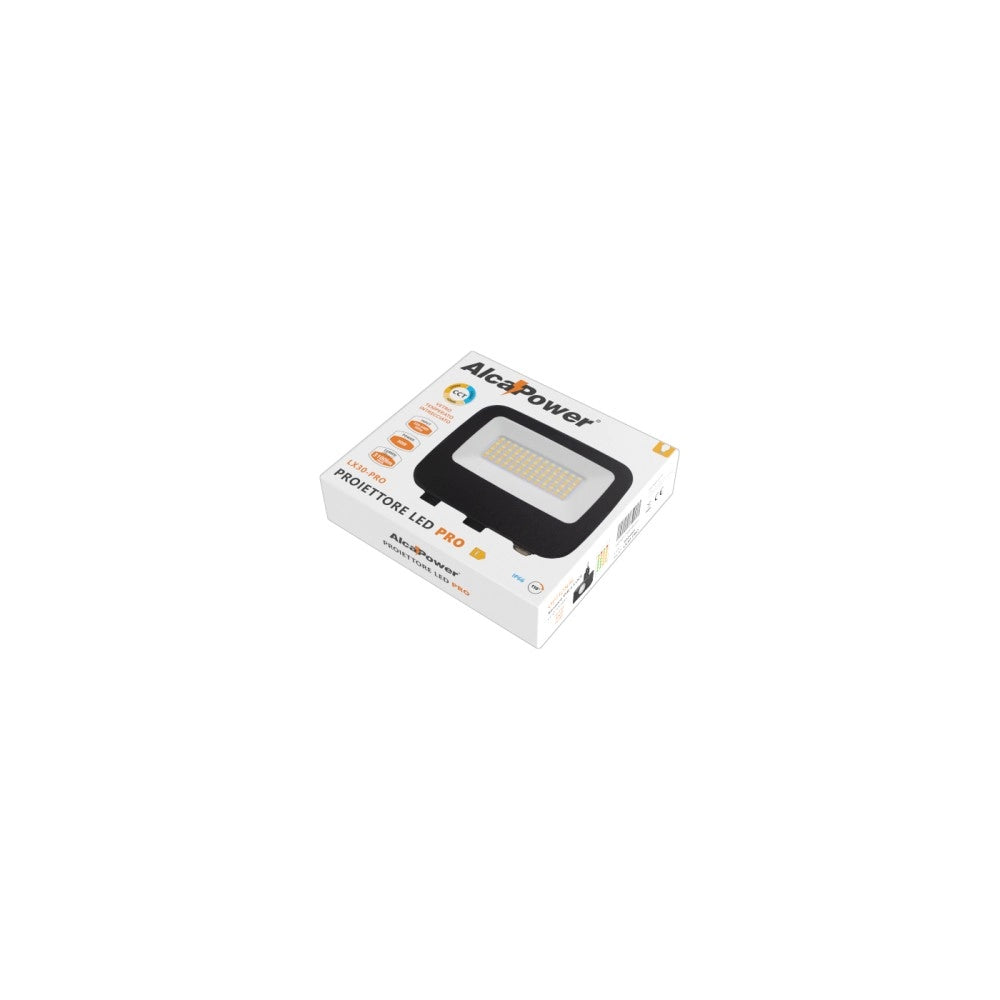 Alca power lx30-pro proiettore led da 30w a 220-240v temperatura di colore e flusso luminoso regolabile