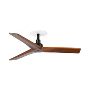 KLIM RECESSED S Ventilatore da soffitto nero/noce