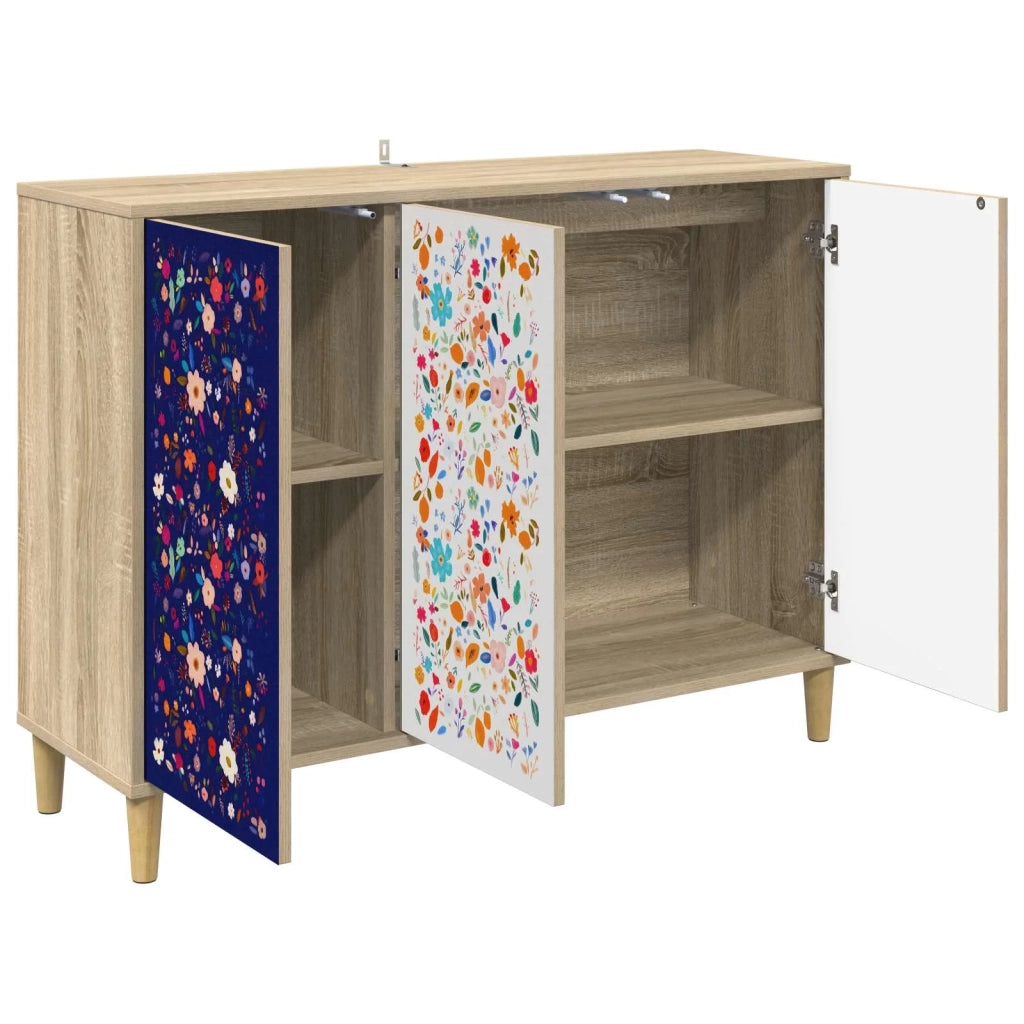 Credenza MAINZ Sonoma 102 x 33 x 75 cm Legno ingegnerizzato 8006964