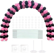 Kit di sostegno per palloncini standard - facile da montare - 1 pezzo - nero - 6,4 m