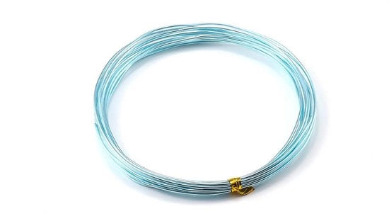 Fil di ferro per decorazione 5 m - Fil di alluminio 2,5 mm - Accessori per il fai da te - Fil di fiori - Fil di decorazione - Fil di ornamento - Fil di alluminio