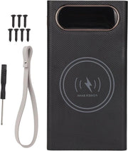 Borsa di Ricarica Portatile L12 225 W 15 W Ricarica Rapida Borsa di Ricarica Senza Fili Schermo LCD Nero