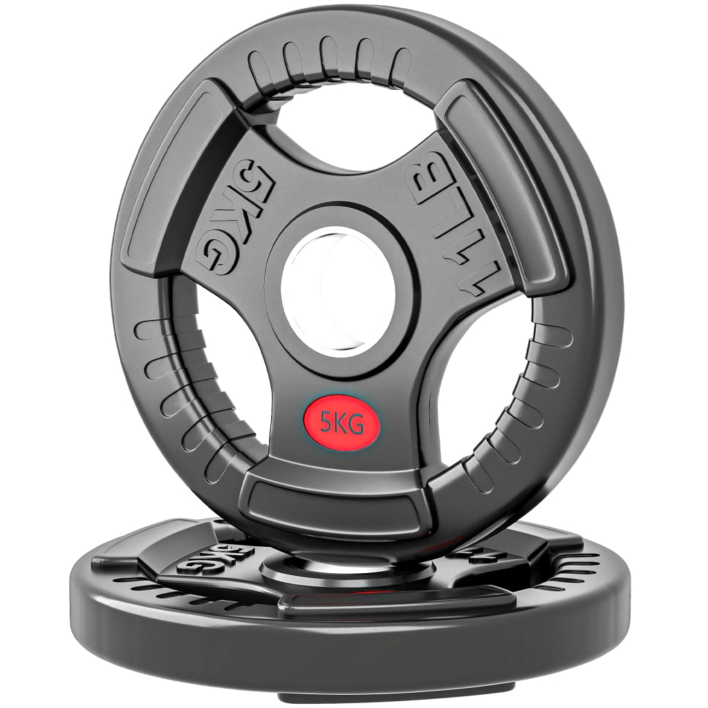 Set manubri 2 pezzi, 5 kg ¨C zephmum ¨C nero, 2x5 kg, ? 50 mm