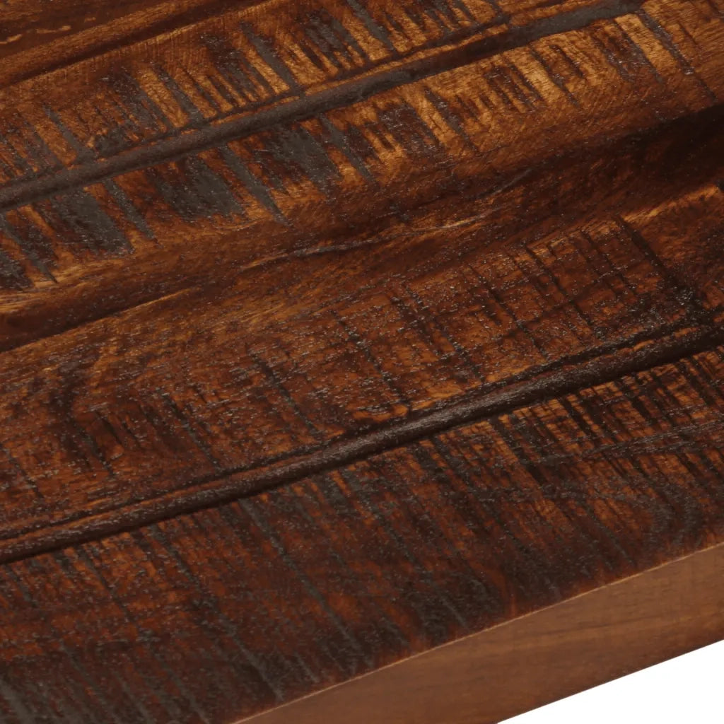 vidaXL Piano Tavolo 50x20x2,5 cm Rettangolare in Massello di Recupero