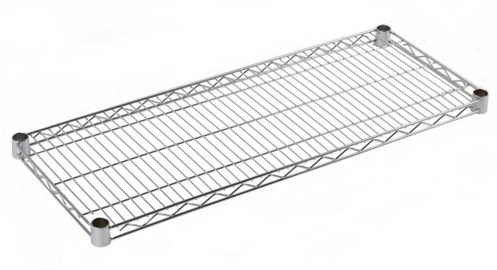Ripiani Cromati aggiuntivi Scaffalatura Archimede System Scaffali Compatibili Misure: 46 x 91 cm