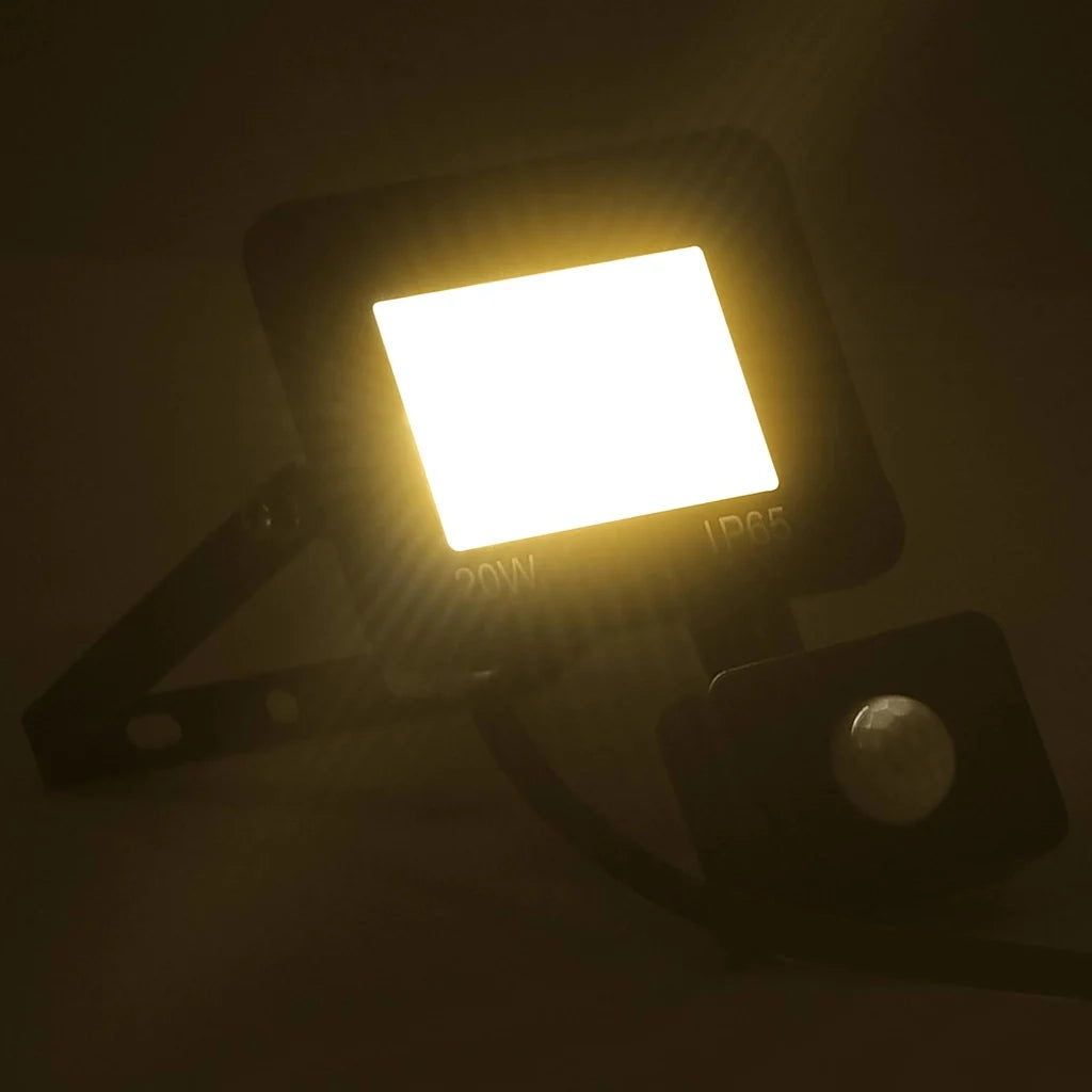 Faretto a LED con Sensore 20 W Bianco Caldo CFW6572399