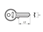 CHIAVE GREZZA K2725 R1 - 10 pezzi POTENT