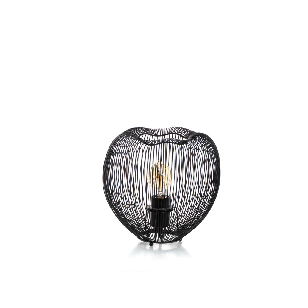 Jaula - Lampada da tavolo in metallo nero