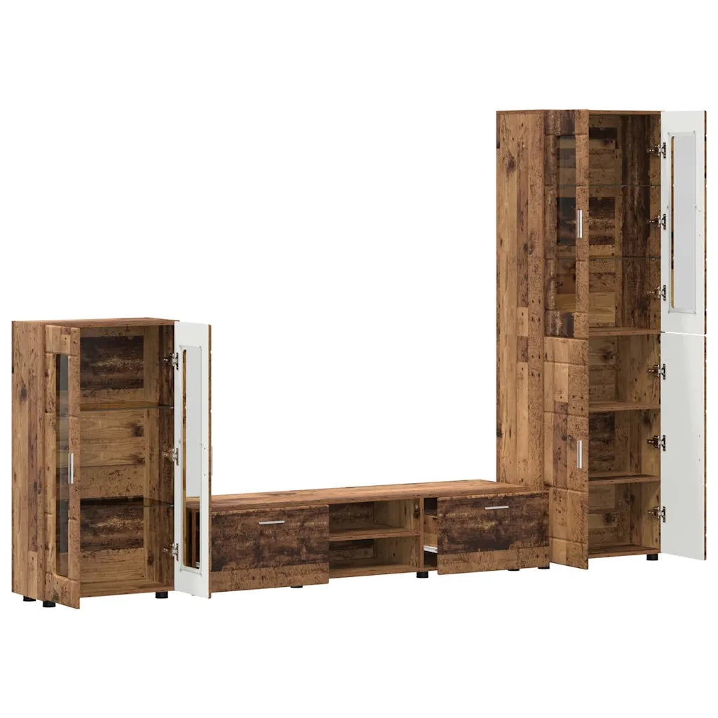 Set mobile TV FLORIN 3 pcs Legno vecchio Legno multistrato 3397982