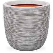 Capi Jardiniere Nature Rib 35 x 34 cm Avorio KOFI932