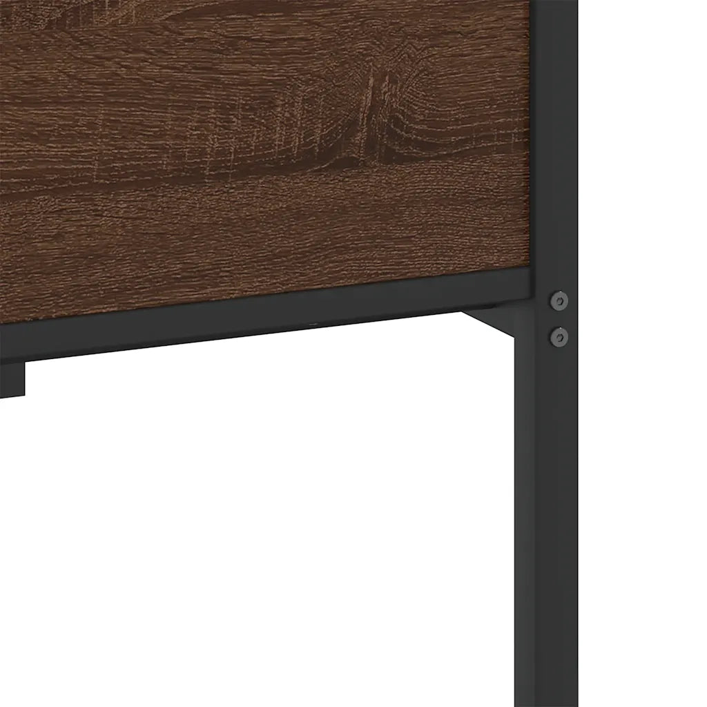 Giroletto senza Materasso Rovere Marrone 107x203 cm Truciolato 4107030