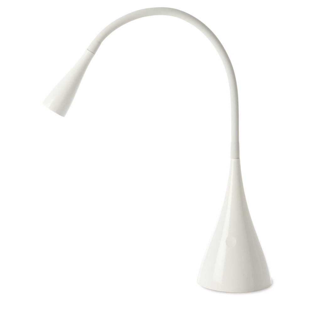 Lampada Da Scrivania Contemporanea Snake Acrilico Bianco Led 3W 3000K