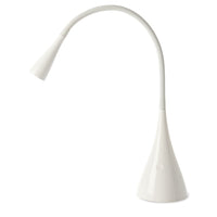 Lampada Da Scrivania Contemporanea Snake Acrilico Bianco Led 3W 3000K
