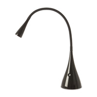Lampada Da Scrivania Contemporanea Snake Acrilico Nero Led 3W 3000K