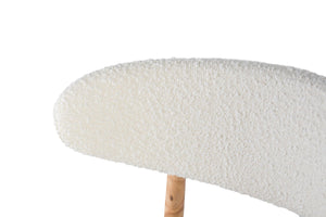 Set di 2 sedie in legno di caucciù.