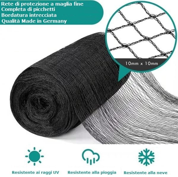 Rete di protezione per laghetto Dimensioni: 10x6 m