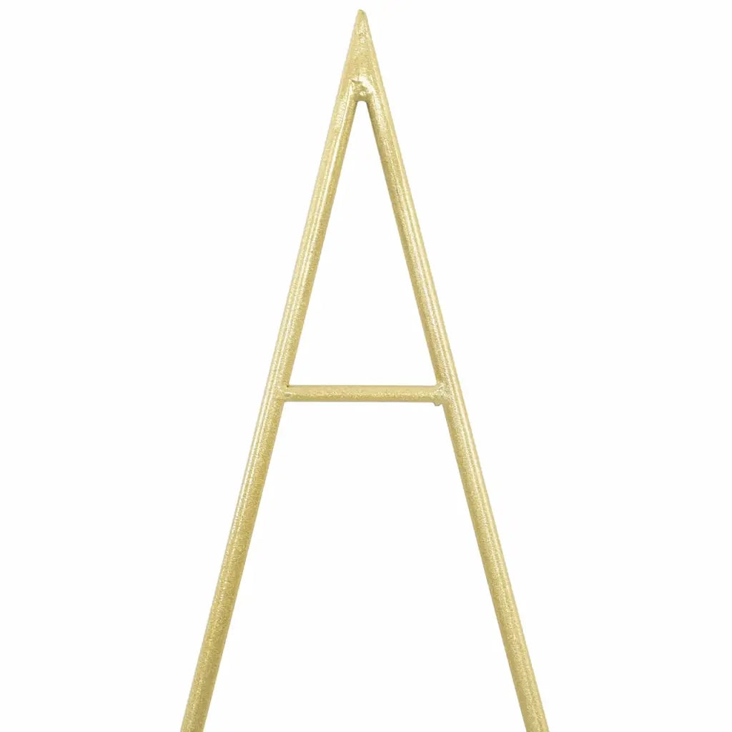 Albero di Natale in metallo con supporto Oro 90 cm 42019164