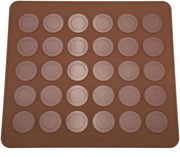 Matraccia di Silicone Durevole per Macarons con 30 Fori - Forma di Cottura Antiscrosto per Torta e Dolci