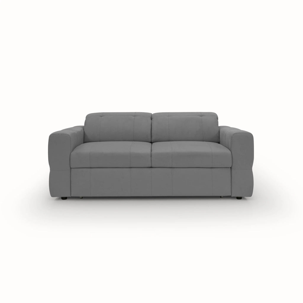 Kronos Divano con estraibile e poggiatesta reclinabili in morbida microfibra impermeabile T11 173 cm grigio