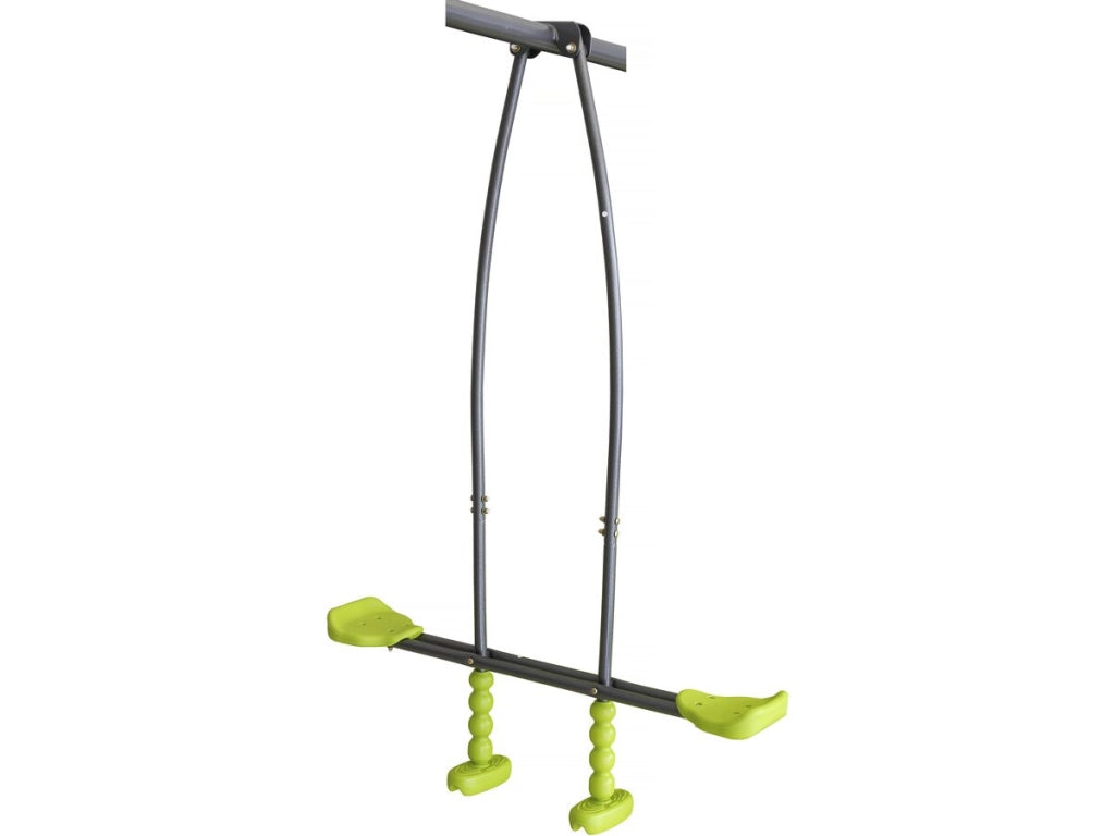 Struttura di gioco in metallo "Dany" con scivolo - 5 apparecchi - Verde