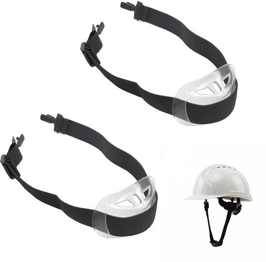 Accessorio per casco rimovibile a due pezzi - Kinriem universale - Cinturino con regolazione laterale - Flessibile - Peso leggero - Comfort respirabile - Accessorio per casco