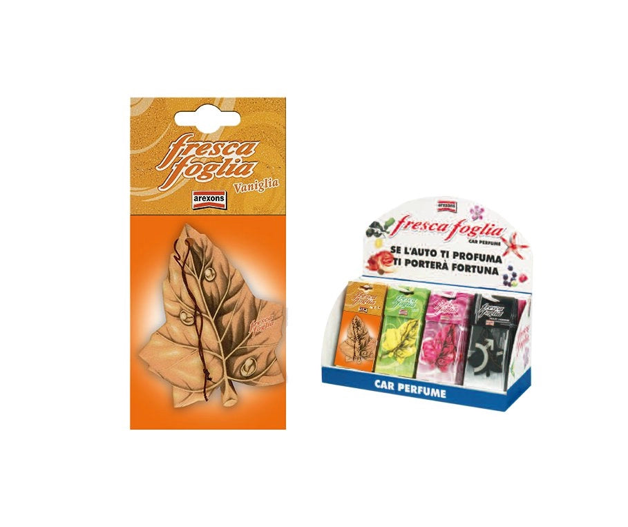 PROFUMATORE 'FRESCA FOGLIA CLASSIC' ESPOSITORE DA BANCO AREXONS 48 pezzi - AREXONS