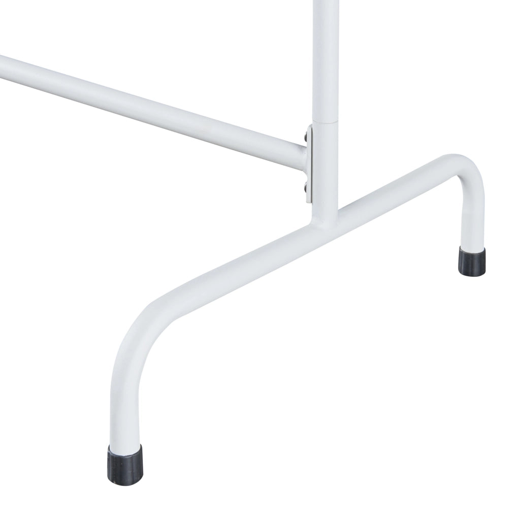 Stand Appendiabiti 'Haderup' in Metallo - Porta Abiti da Terra per Ingresso - Bianco [en.casa]