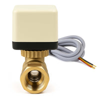 Valvola di zona motorizzata a due vie serie DQ220 220VAC DN20 26.9 mm (3/4")